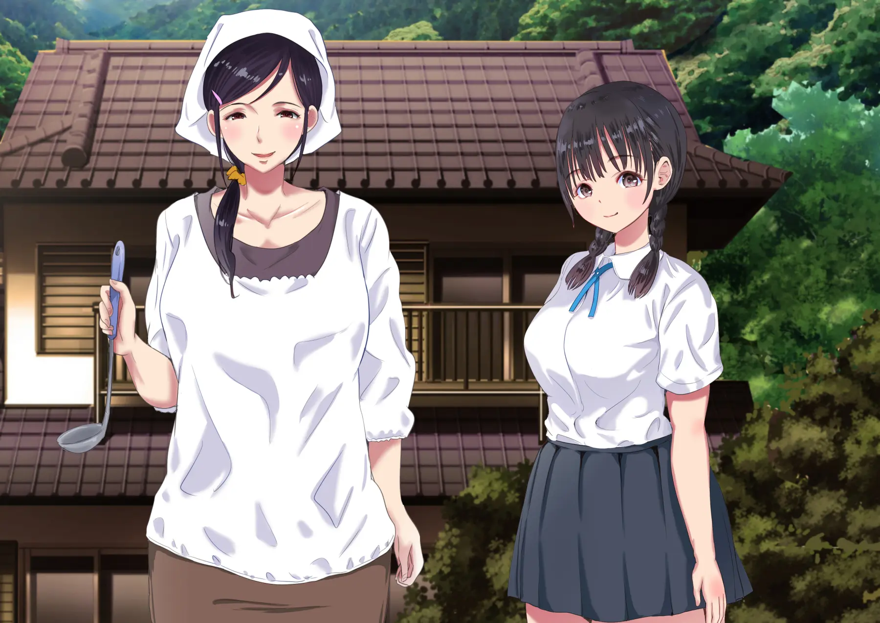 Natsu No Yotogi - Mura No Fuushuu De Tabibito O Sono Mi De Motenasu Watashi To Mama No Monogatari